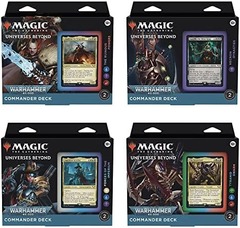 MTG Warhammer 40,000 40k Commander Decks - Set of ALL 4 STANDARD EDITION